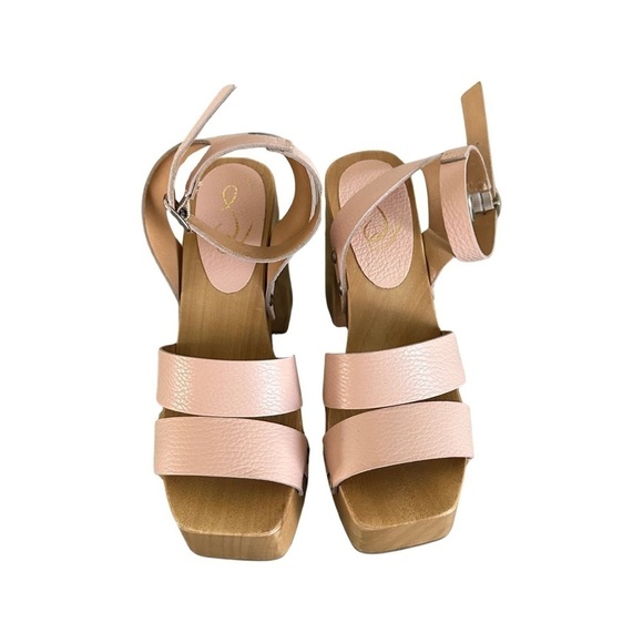 Sam Edelman Angela Platform Heel Beige Leather LIKE NEW!! - Picture 4 of 8